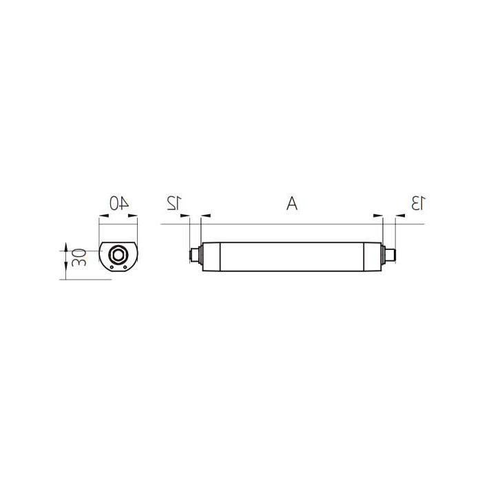 功率16.0W, size A= 540 mm x 40 mm, MLAL-42-SWN, A40091